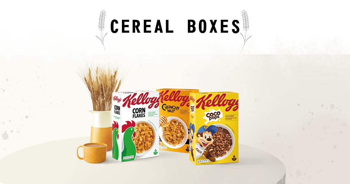 cereal boxes UK