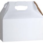 345x280x204mm Heavy Duty White Gable Boxes Carry Case