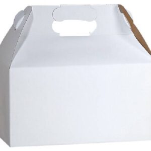 345x280x204mm Heavy Duty White Gable Boxes Carry Case